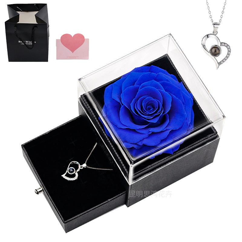 Heart Shaped Necklace with GIft Box