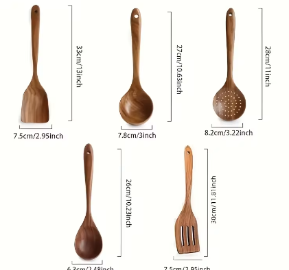 Wooden Utensil Set