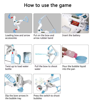 Bow and Arrow Automatic Bubble Machine